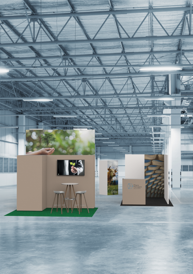 Cloison ECOPANEL, PLV, mobilier et stand d’exposition en carton recyclé et recyclable, naturel, biodégradable, durable, écologique, construction respectueuse de l'environnement avec une réduction d’émission de CO2 considérable, avantageux en termes d'empreinte écologique, solution légère, facile à monter et à transporter, un geste pour la planète, une image éco-responsable, innovante et moderne, en accord avec les valeurs écologiques, non à la pollution en plastique