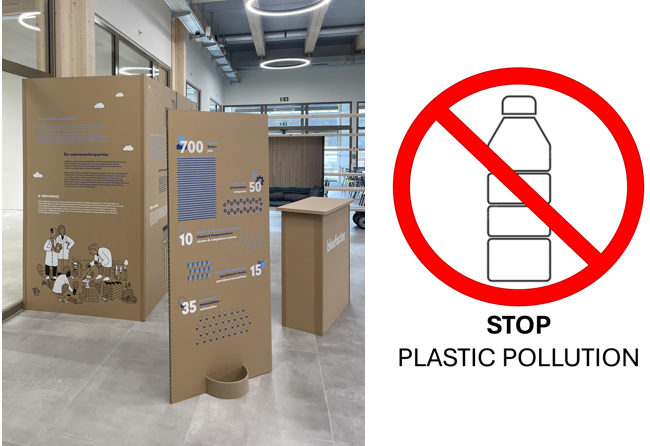 Cloison ECOPANEL, PLV, mobilier et stand d’exposition en carton recyclé et recyclable, naturel, biodégradable, durable, écologique, construction respectueuse de l'environnement avec une réduction d’émission de CO2 considérable, avantageux en termes d'empreinte écologique, solution légère, facile à monter et à transporter, un geste pour la planète, une image éco-responsable, innovante et moderne, en accord avec les valeurs écologiques, non à la pollution en plastique